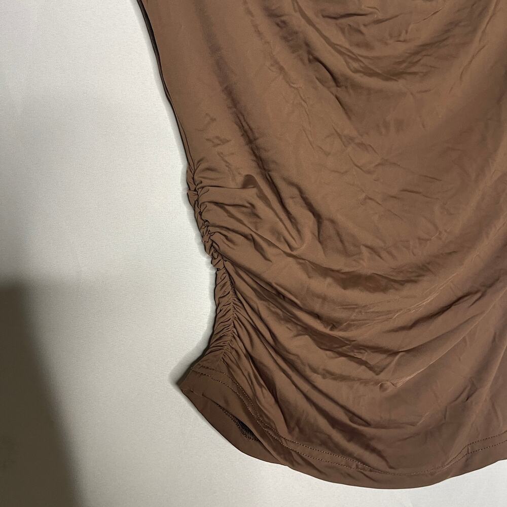 NAKEDVICE The Katia Crop Top in Chocolate Brown sz XS - Picture 6 of 8